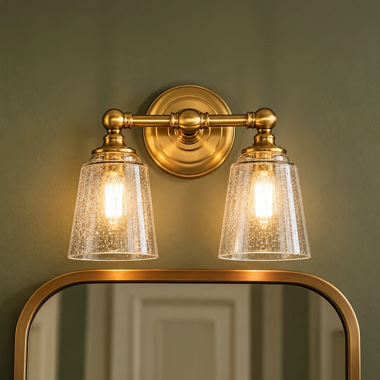 Feiss Vegglampe Huguenot Lake Duo Gull