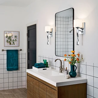 Kichler Vegglampe Marette Polert Krom